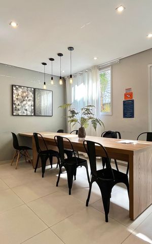 Apartamento à venda com 26m², 1 quarto e sem vaga Apartamento à venda com 26m², 1 quarto e sem vagaÁrea comum - Salão de festas