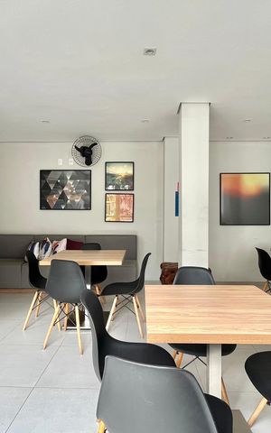 Apartamento à venda com 26m², 1 quarto e sem vaga Apartamento à venda com 26m², 1 quarto e sem vagaÁrea comum - Salão de festas