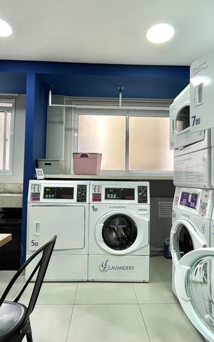 Apartamento à venda com 26m², 1 quarto e sem vaga Apartamento à venda com 26m², 1 quarto e sem vagaÁrea comum - Lavanderia
