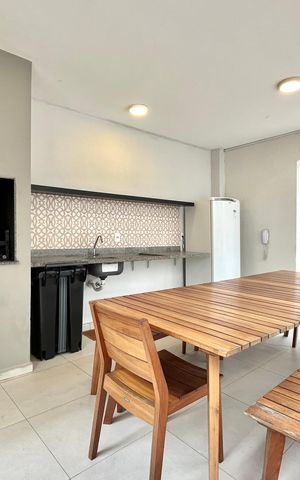 Apartamento à venda com 26m², 1 quarto e sem vaga Apartamento à venda com 26m², 1 quarto e sem vagaÁrea comum - Churrasqueira