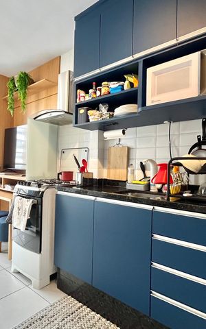 Apartamento à venda com 26m², 1 quarto e sem vaga Apartamento à venda com 26m², 1 quarto e sem vagaCozinha