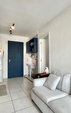 Apartamento à venda com 26m², 1 quarto e sem vaga Apartamento à venda com 26m², 1 quarto e sem vagaSala