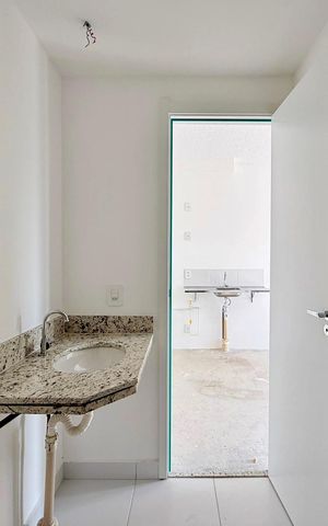 Apartamento à venda com 34m², 1 quarto e sem vaga Apartamento à venda com 34m², 1 quarto e sem vagaBanheiro
