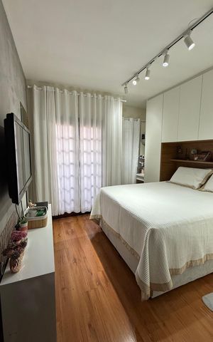 Casa à venda com 90m², 2 quartos e 2 vagas Casa à venda com 90m², 2 quartos e 2 vagasQuarto 2