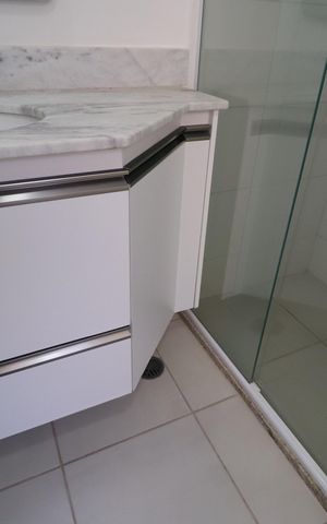 Apartamento para alugar com 110m², 3 quartos e 2 vagasBanheiro do Quarto 1