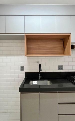 Apartamento à venda com 60m², 3 quartos e 1 vaga Apartamento à venda com 60m², 3 quartos e 1 vagaCozinha e Área de Serviço