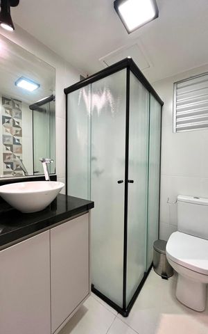 Apartamento à venda com 60m², 3 quartos e 1 vaga Apartamento à venda com 60m², 3 quartos e 1 vagaBanheiro