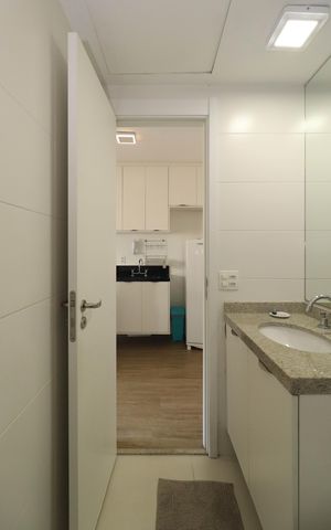 Studio para alugar com 31m², 1 quarto e sem vaga Studio para alugar com 31m², 1 quarto e sem vagaBanheiro