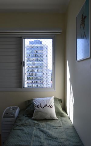 Apartamento à venda com 77m², 3 quartos e 2 vagasQUARTO 2