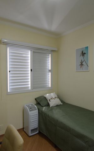 Apartamento à venda com 77m², 3 quartos e 2 vagasQUARTO 2