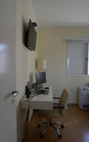 Apartamento à venda com 77m², 3 quartos e 2 vagasQUARTO 2