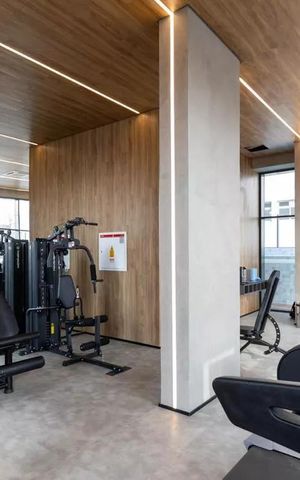 Studio para alugar com 24m², 1 quarto e sem vaga Studio para alugar com 24m², 1 quarto e sem vagaAcademia