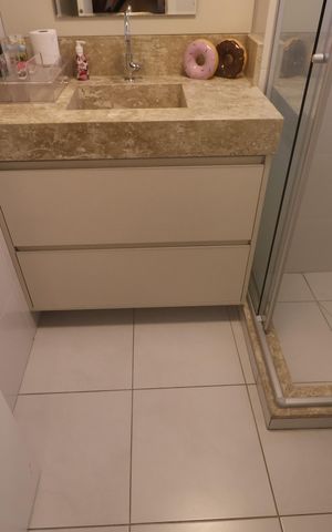 Apartamento à venda com 125m², 3 quartos e 4 vagasBanheiro da Suíte 1
