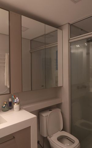 Apartamento à venda com 125m², 3 quartos e 4 vagasBanheiro da Suíte 3