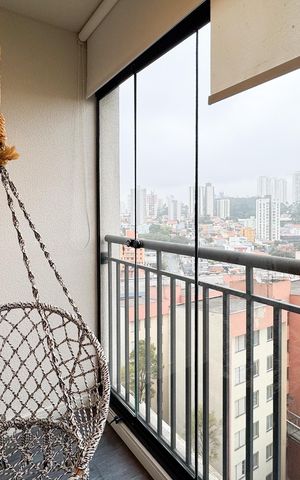 Apartamento à venda com 54m², 1 quarto e 1 vaga Apartamento à venda com 54m², 1 quarto e 1 vagaSacada