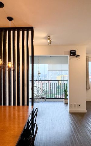 Apartamento à venda com 54m², 1 quarto e 1 vaga Apartamento à venda com 54m², 1 quarto e 1 vagaSala