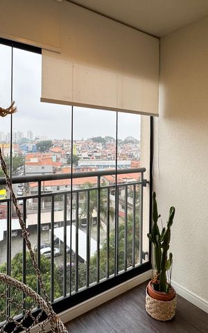 Apartamento à venda com 54m², 1 quarto e 1 vaga Apartamento à venda com 54m², 1 quarto e 1 vagaSacada
