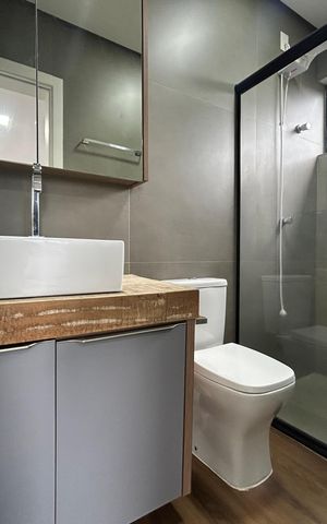Casa para alugar com 150m², 2 quartos e 1 vagaBanheiro suíte 1
