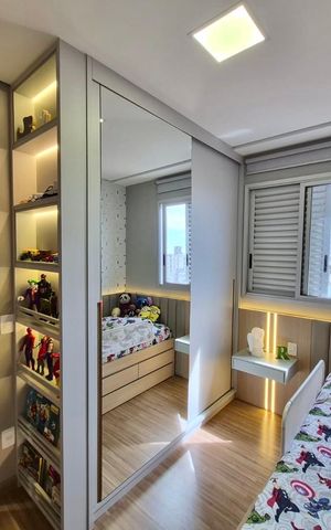 Apartamento à venda com 168m², 3 quartos e 4 vagas Apartamento à venda com 168m², 3 quartos e 4 vagasQuarto 2
