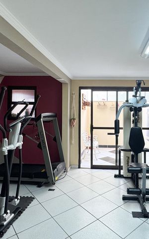 Apartamento à venda com 133m², 3 quartos e 2 vagas Apartamento à venda com 133m², 3 quartos e 2 vagasÁrea comum - Academia
