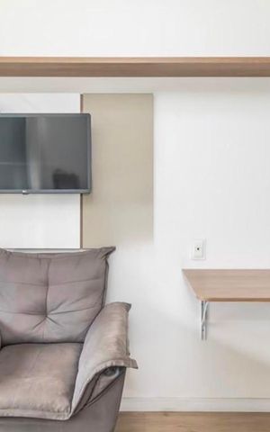 Studio à venda com 26m², 1 quarto e sem vaga Studio à venda com 26m², 1 quarto e sem vagaSala