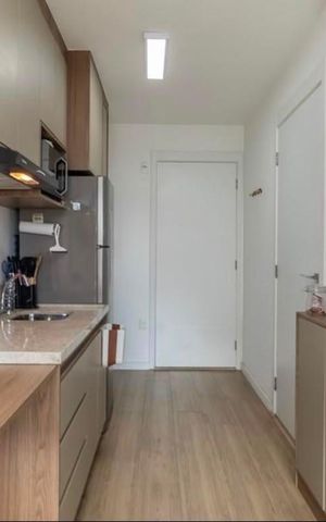 Studio à venda com 26m², 1 quarto e sem vaga Studio à venda com 26m², 1 quarto e sem vagaCozinha