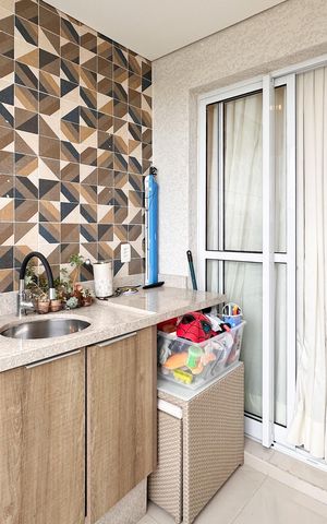 Apartamento à venda com 64m², 2 quartos e 2 vagas Apartamento à venda com 64m², 2 quartos e 2 vagasSacada