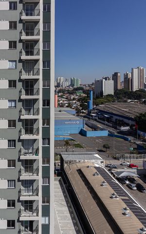 Apartamento para alugar com 42m², 2 quartos e 1 vagaCozinha e Área de Serviço - vista