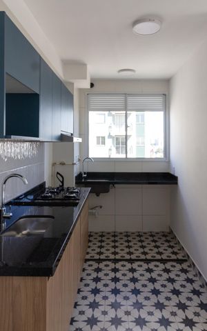 Apartamento para alugar com 42m², 2 quartos e 1 vagaCozinha e Área de Serviço