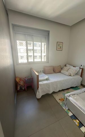 Apartamento à venda com 93m², 2 quartos e 2 vagas Apartamento à venda com 93m², 2 quartos e 2 vagasQuarto 2