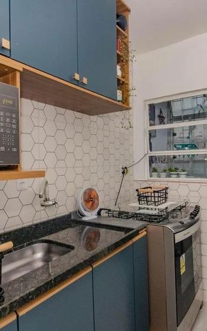 Apartamento para alugar com 69m², 2 quartos e sem vaga Apartamento para alugar com 69m², 2 quartos e sem vagaCozinha