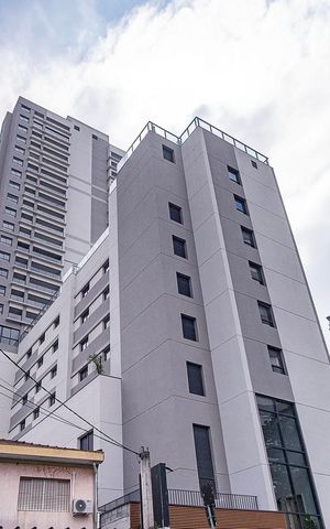 Studio à venda com 30m², 1 quarto e sem vaga Studio à venda com 30m², 1 quarto e sem vagaFachada