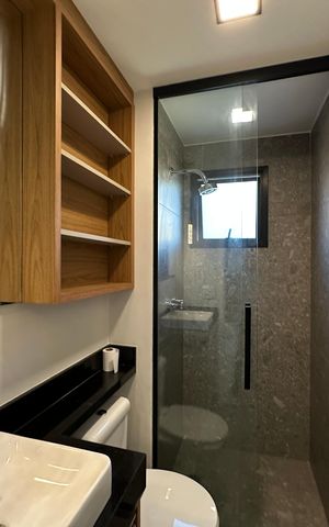 Apartamento para alugar com 64m², 2 quartos e 1 vaga Apartamento para alugar com 64m², 2 quartos e 1 vagaBanheiro Social