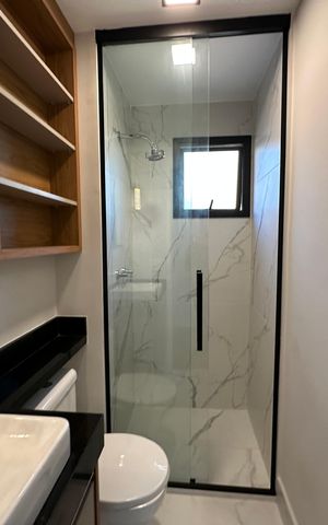 Apartamento para alugar com 64m², 2 quartos e 1 vaga Apartamento para alugar com 64m², 2 quartos e 1 vagaBanheiro da Suíte