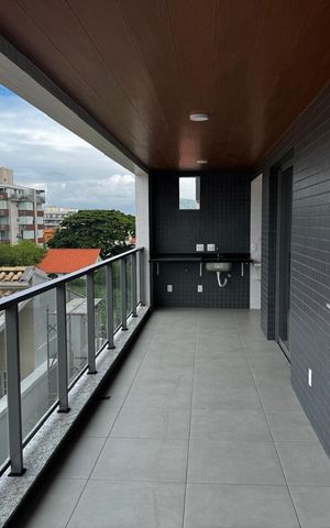 Apartamento à venda com 85m², 2 quartos e 1 vagaVaranda