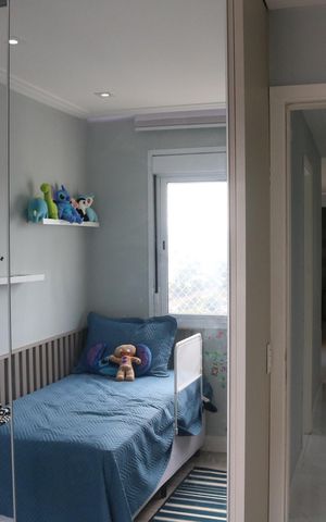 Apartamento à venda com 96m², 3 quartos e 2 vagasQuarto 2