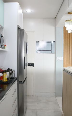 Apartamento à venda com 96m², 3 quartos e 2 vagasCozinha e Área de Serviço