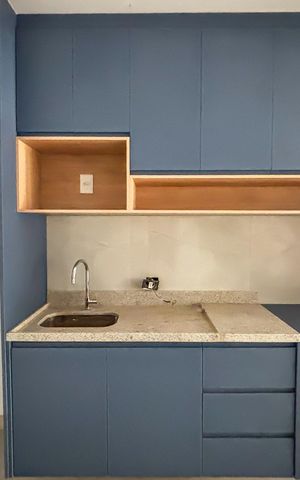 Studio para alugar com 24m², 1 quarto e sem vaga
