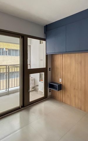 Studio para alugar com 24m², 1 quarto e sem vaga