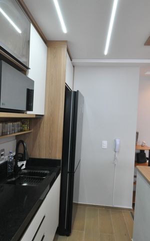 Apartamento à venda com 43m², 1 quarto e 1 vagaCozinha