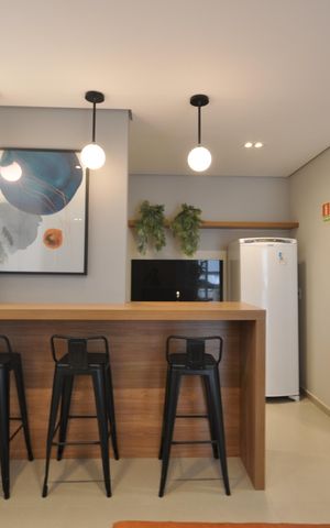 Apartamento à venda com 43m², 1 quarto e 1 vagaÁrea comum - Salão de festas