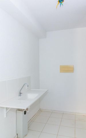 Apartamento à venda com 44m², 2 quartos e sem vaga Apartamento à venda com 44m², 2 quartos e sem vagaCozinha e Área de Serviço