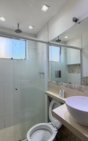 Apartamento à venda com 46m², 2 quartos e 1 vaga Apartamento à venda com 46m², 2 quartos e 1 vagaBanheiro
