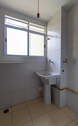 Apartamento para alugar com 46m², 2 quartos e 1 vaga Apartamento para alugar com 46m², 2 quartos e 1 vagaÁrea de Serviço