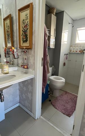 Apartamento à venda com 58m², 2 quartos e 1 vaga Apartamento à venda com 58m², 2 quartos e 1 vagaBanheiro
