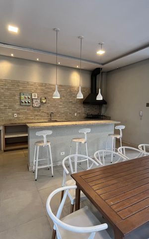 Apartamento à venda com 58m², 2 quartos e 1 vaga Apartamento à venda com 58m², 2 quartos e 1 vagaÁrea comum - Churrasqueira