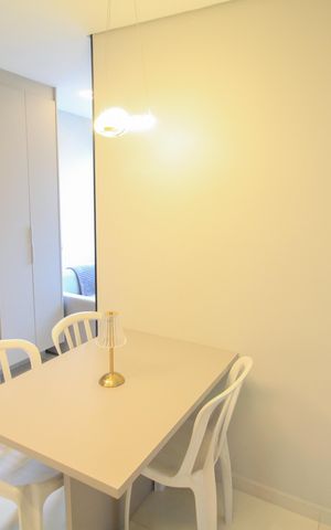 Apartamento à venda com 30m², 1 quarto e sem vaga Apartamento à venda com 30m², 1 quarto e sem vagaSala de jantar