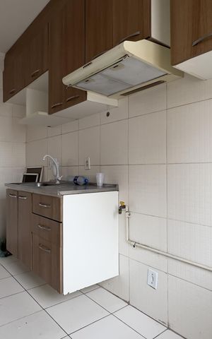 Apartamento para alugar com 47m², 2 quartos e 1 vaga Apartamento para alugar com 47m², 2 quartos e 1 vagaCozinha e Área de Serviço