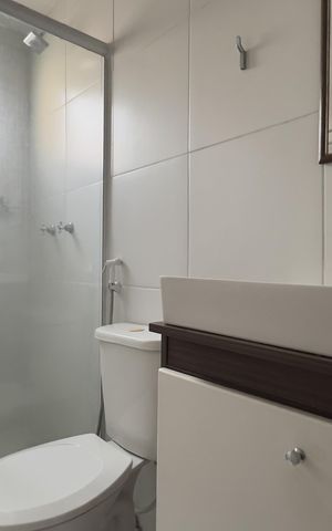 Apartamento para alugar com 47m², 2 quartos e 1 vaga Apartamento para alugar com 47m², 2 quartos e 1 vagaBanheiro