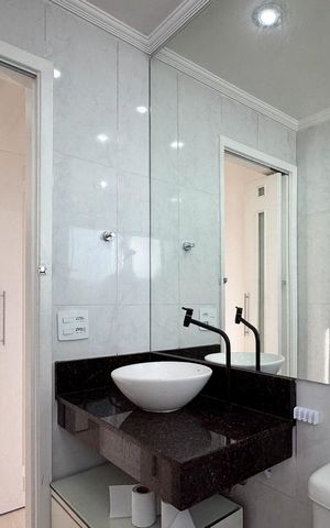 Apartamento para alugar com 72m², 3 quartos e 2 vagas Apartamento para alugar com 72m², 3 quartos e 2 vagasBanheiro Social